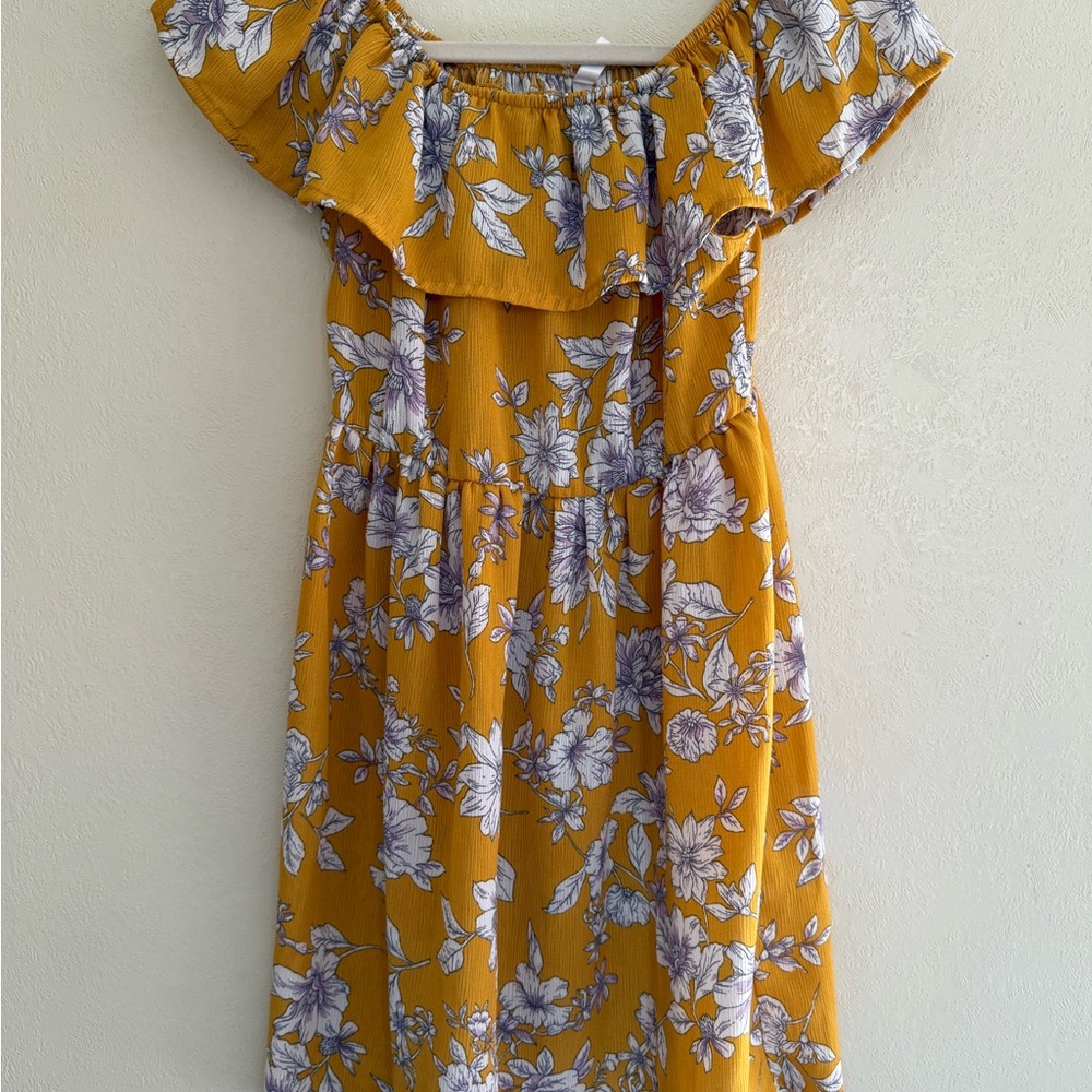 Floral Yellow Dress